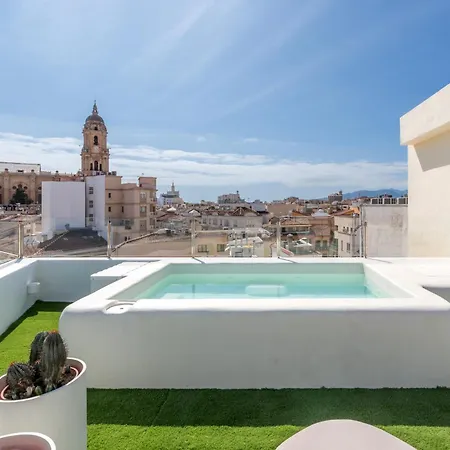 Atico 360º Con Piscina Апартаменты *