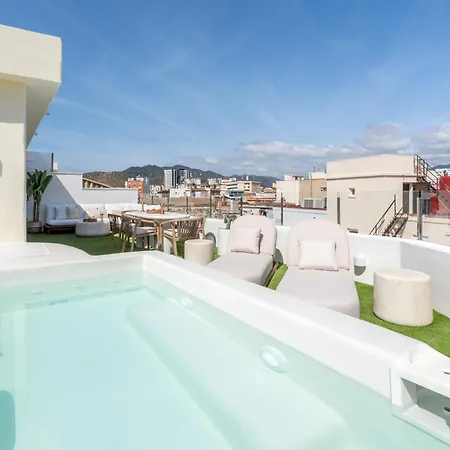 Atico 360º Con Piscina Апартаменты